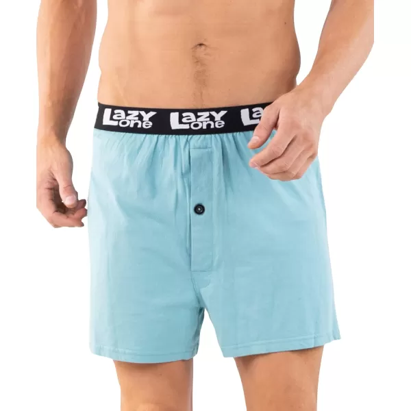 Lazy One Funny Animal Boxers Humorous Underwear Novelty Boxer Shorts Gag Gifts for MenWho Smelt It Dealt It Boxers