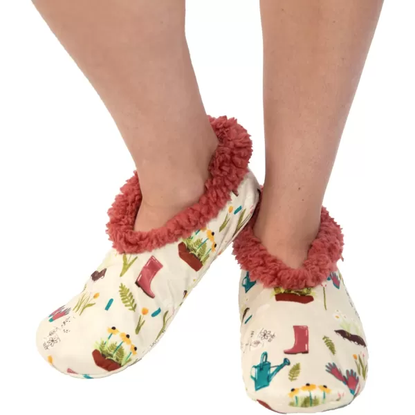 Lazy One Fuzzy Feet Slippers for Women Cute FleeceLined House Slippers Cute Slipper SocksLove My Bed Fuzzy Feet