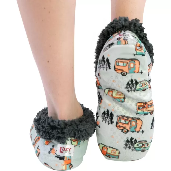 Lazy One Fuzzy Feet Slippers for Women Cute FleeceLined House Slippers Cute Slipper SocksRolltel Fuzzy Feet