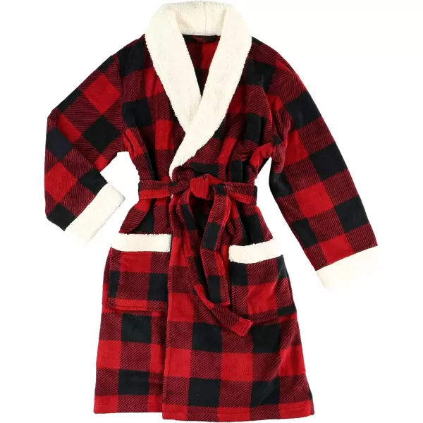 Lazy One UltraCozy Bathrobes for WomenMoose Plaid Bathrobe