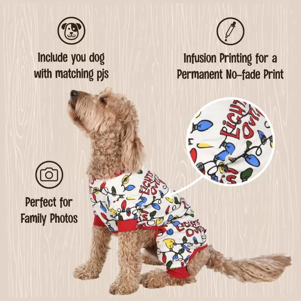 LazyOne Flapjacks OnePiece Dog Sweater Matching Family Pajamas for Dogs Moose Animal XSmallLights Out Dog FlapJack Onesie