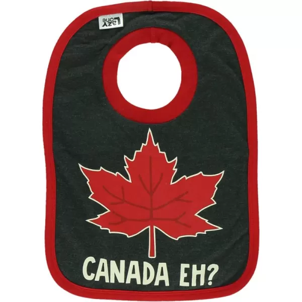 LazyOne AnimalPrint Baby Bibs Cute Baby Shower Gifts One SizeCanada Eh Bib