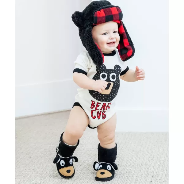 Lazy One Animal Slipper Boots for Kids Cozy Childrens SlippersBear Boot Toasty Toez