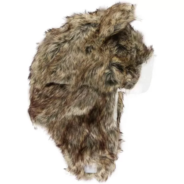 Lazy One Critter Cap Hat for Kids and Adults Fun ColdWeather Animal Hats Cute Warm Winter Cozy Ear coversWolf Critter Cap
