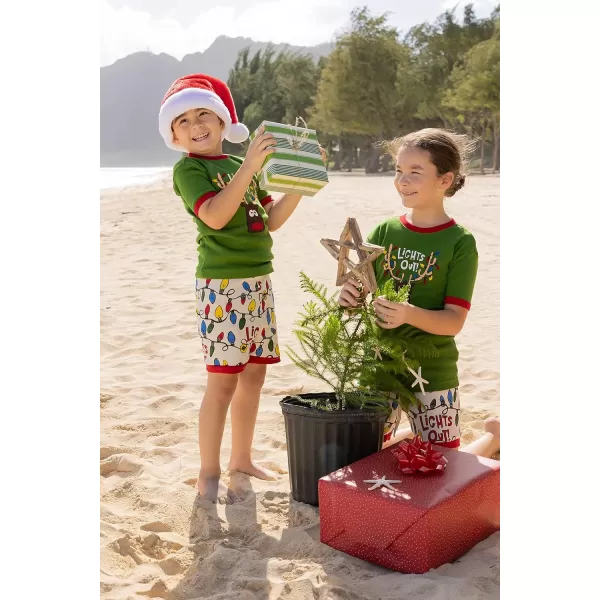 Lazy One Lights Out Matching Family Christmas Pajamas Matching Christmas PJs for Family Adult Teen Kid and Baby PajamasLights Out Pajamas