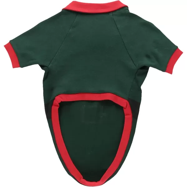 Lazy One Matching Family Christmas Pajamas Elf Matching Christmas PJs for Family Adult Tees ampamp Pants SeparatesElf Dog Shirt