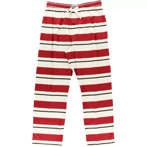 Lazy One Matching Family Christmas Pajamas Elf Matching Christmas PJs for Family Adult Tees ampamp Pants SeparatesElf Stripe Mens Pajama Pants