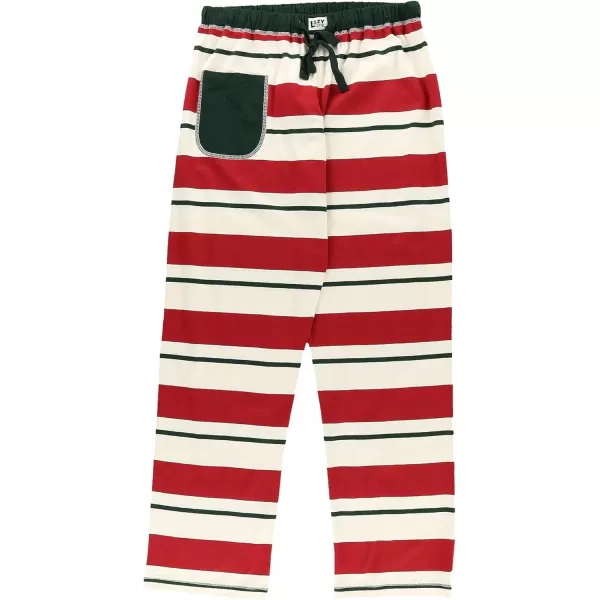 Lazy One Matching Family Christmas Pajamas Elf Matching Christmas PJs for Family Adult Tees ampamp Pants SeparatesElf Stripe Womens Pajama Pants