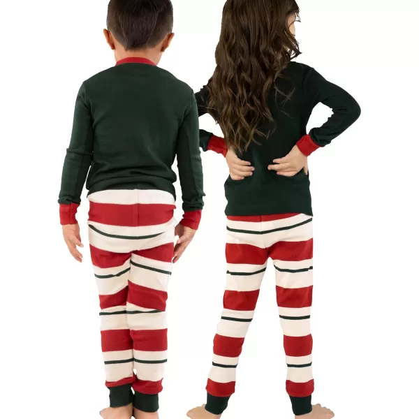 Lazy One Matching Family Christmas Pajamas Elf Matching Christmas PJs for Family Adult Tees ampamp Pants SeparatesFunny Elf Pajama Sets