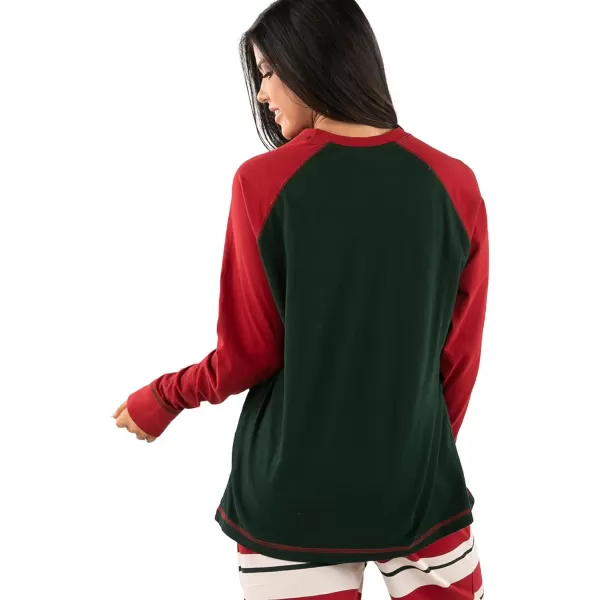 Lazy One Matching Family Christmas Pajamas Elf Matching Christmas PJs for Family Adult Tees ampamp Pants SeparatesMama Elf Pajama Tee