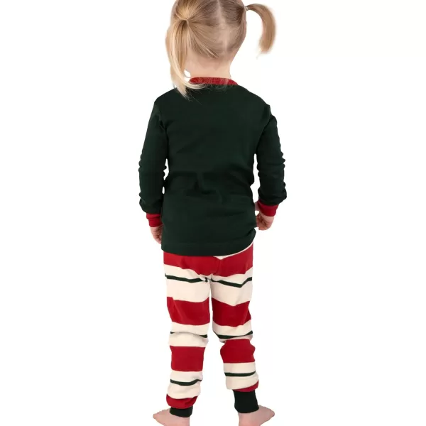 Lazy One Matching Family Christmas Pajamas Elf Matching Christmas PJs for Family Adult Tees ampamp Pants SeparatesSassy Elf Pajama Sets
