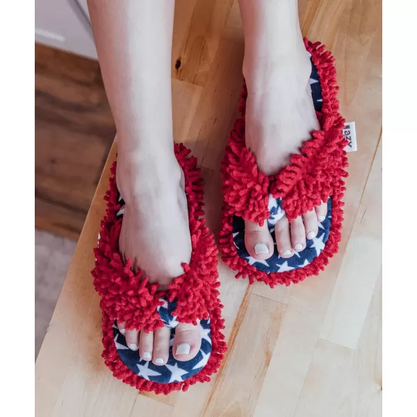 Lazy One Spa FlipFlop Slippers for Women Girls Fuzzy House SlippersRed