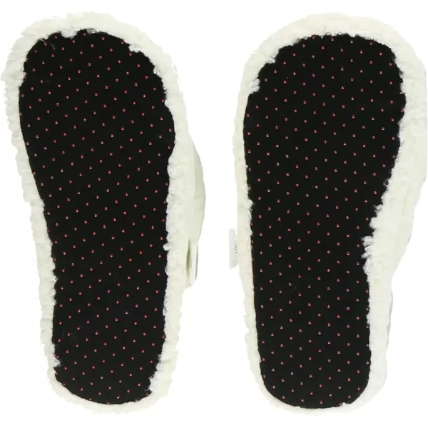 Lazy One Spa FlipFlop Slippers for Women Girls Fuzzy House SlippersRed Plaid Spa Slipper