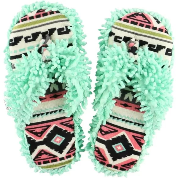 Lazy One Spa FlipFlop Slippers for Women Girls Fuzzy House SlippersLight Blue Dead Tired