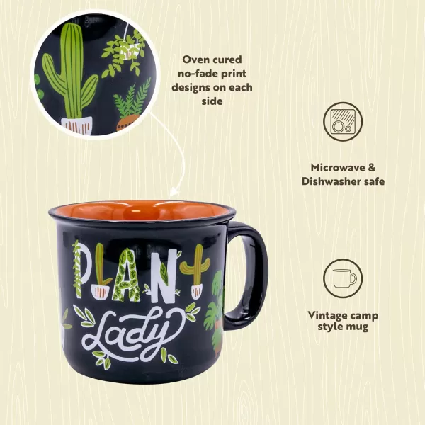 imageLazy One Novelty Mugs Funny Gift Mug for Family Friends or Coworkers in your Office Camping Fishing Bass Asleep at The ReelPlant Lady Mug