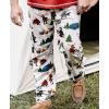 imageLazy One Bear ampamp Bigfoot Pajama Pants For Men Mens Separate Bottoms Lounge Pants Funny HumorousHappy Camper Grey Pajama Pants