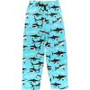 imageLazy One Funny Ocean Pajama Pants For Men Mens Separate Bottoms Lounge Pants Fishing PJsLight Blue Wide Awake Sharks Pajama Pants