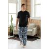imageLazy One Funny Ocean Pajama Pants For Men Mens Separate Bottoms Lounge Pants Fishing PJsStud Puffin Blue Pj Pant