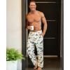 imageLazy One Funny Ocean Pajama Pants For Men Mens Separate Bottoms Lounge Pants Fishing PJsWhite Wide Awake Shark Pajama Pants