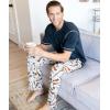 imageLazy One Novelty Pajama Pants For Men Mens Separate Bottoms Lounge Pants FunnyBeige Old West Guns Pajama Pants