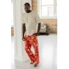 imageLazy One Novelty Pajama Pants For Men Mens Separate Bottoms Lounge Pants FunnyWild Wild Rest Orange Pajama Pants