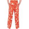 imageLazy One Novelty Pajama Pants For Men Mens Separate Bottoms Lounge Pants FunnyWild Wild Rest Orange Pajama Pants