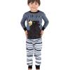 imageLazy One Warm LongSleeve PJ Sets for Girls and Boys Cozy Comfy Funny Kids Pajama Sets Animal Bear ampamp MooseBlue Bear Hug Pajama Sets