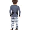 imageLazy One Warm LongSleeve PJ Sets for Girls and Boys Cozy Comfy Funny Kids Pajama Sets Animal Bear ampamp MooseBlue Bear Hug Pajama Sets