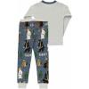 imageLazy One Warm LongSleeve PJ Sets for Girls and Boys Cozy Comfy Funny Kids Pajama Sets Animal Bear ampamp MooseForest Be With You Blue Pajama Sets