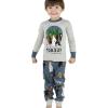 imageLazy One Warm LongSleeve PJ Sets for Girls and Boys Cozy Comfy Funny Kids Pajama Sets Animal Bear ampamp MooseForest Be With You Blue Pajama Sets