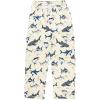White Wide Awake Shark Pajama Pants
