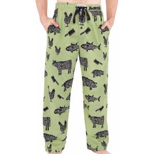 imageLazy One Bear ampamp Bigfoot Pajama Pants For Men Mens Separate Bottoms Lounge Pants Funny HumorousButcher Map Pajama Pants