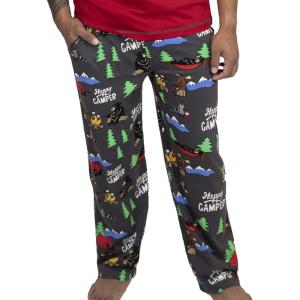 imageLazy One Bear ampamp Bigfoot Pajama Pants For Men Mens Separate Bottoms Lounge Pants Funny HumorousHappy Camper Pajama Pants