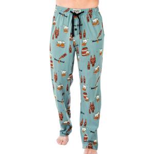 imageLazy One Funny Ocean Pajama Pants For Men Mens Separate Bottoms Lounge Pants Fishing PJsBeery Tired Pajama Pants