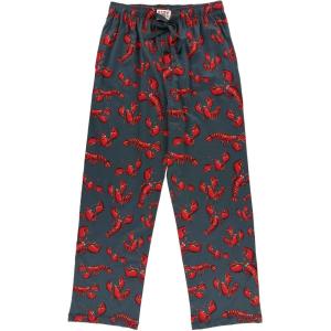 imageLazy One Funny Ocean Pajama Pants For Men Mens Separate Bottoms Lounge Pants Fishing PJsDark Grey Lobster Pj Pant