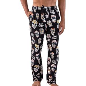 imageLazy One Novelty Pajama Pants For Men Mens Separate Bottoms Lounge Pants FunnyDead Tired Pj Pant L