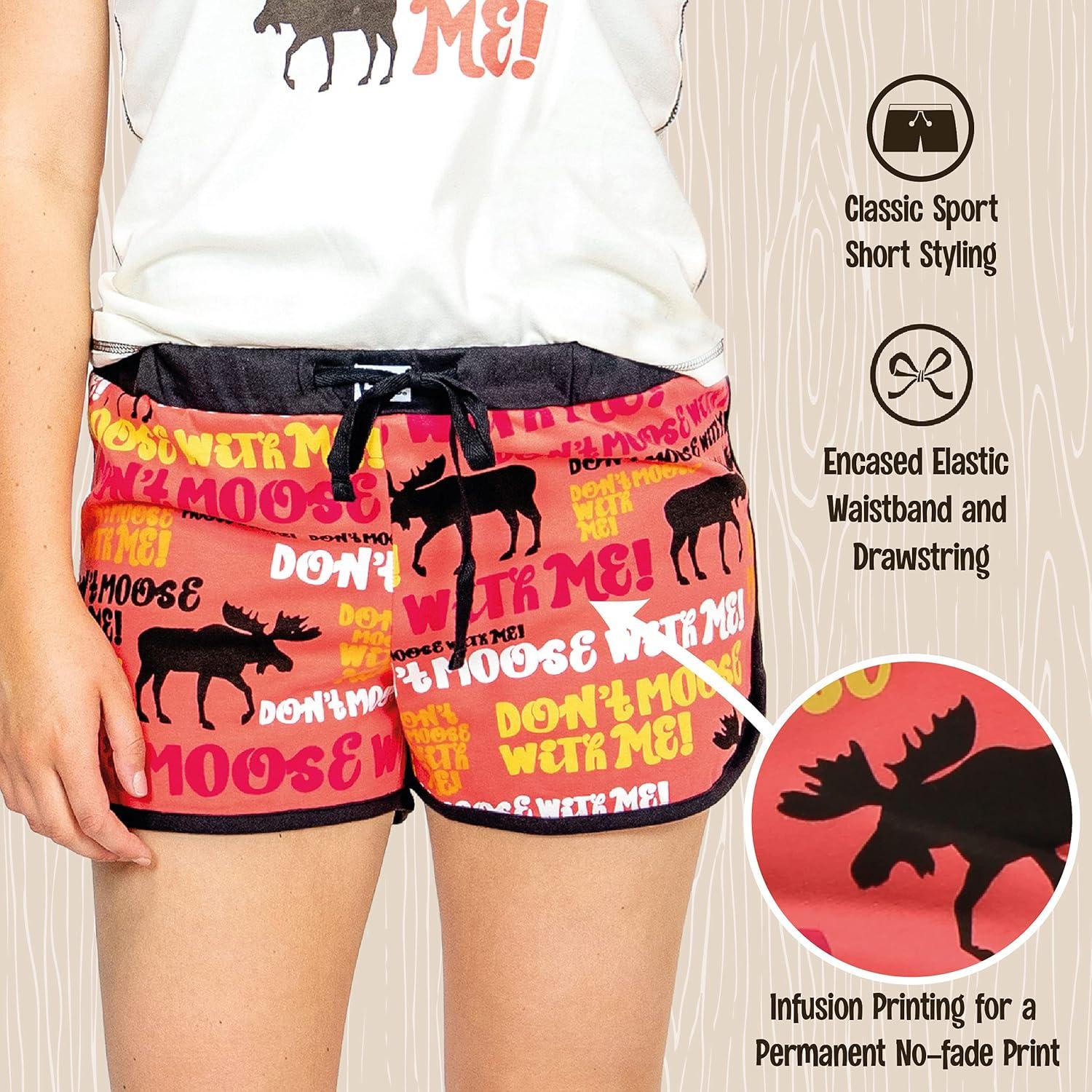 imageLazy One Tank and Shorts Pajama Separates Cute Summer Pajamas for Women MixandMatch Vintage Styling SeparatesDont Moose With Me Shorts