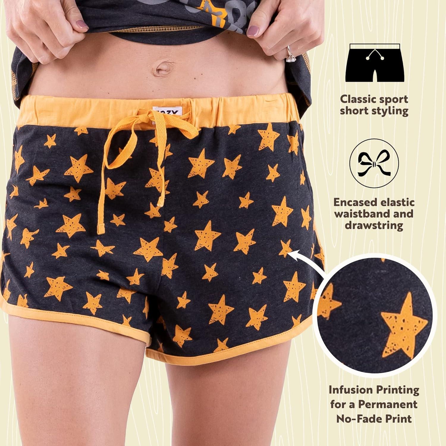imageLazy One Tank and Shorts Pajama Separates Cute Summer Pajamas for Women MixandMatch Vintage Styling SeparatesDream Under That Stars Shorts