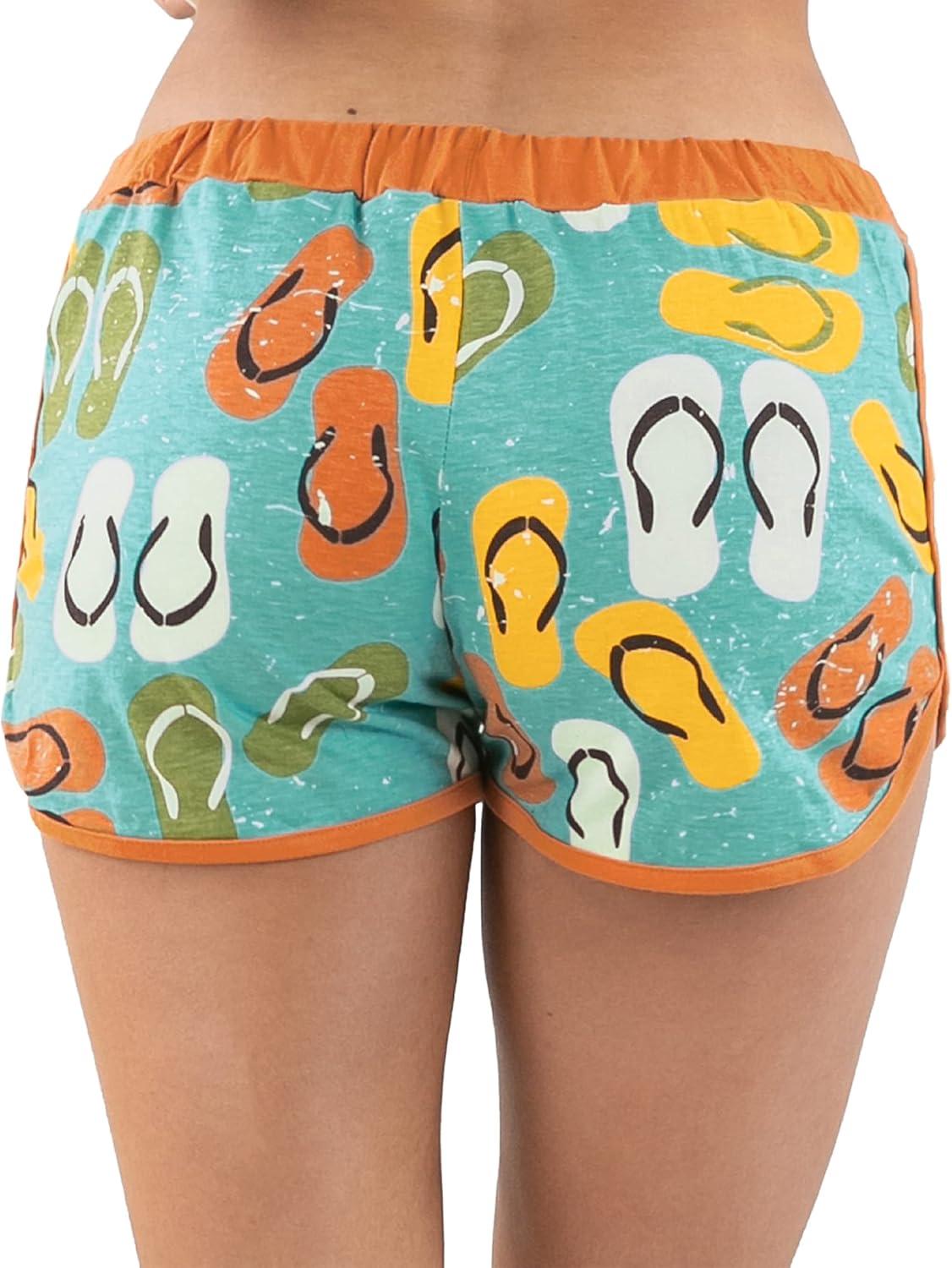 imageLazy One Tank and Shorts Pajama Separates Cute Summer Pajamas for Women MixandMatch Vintage Styling SeparatesFlip Flops Shorts