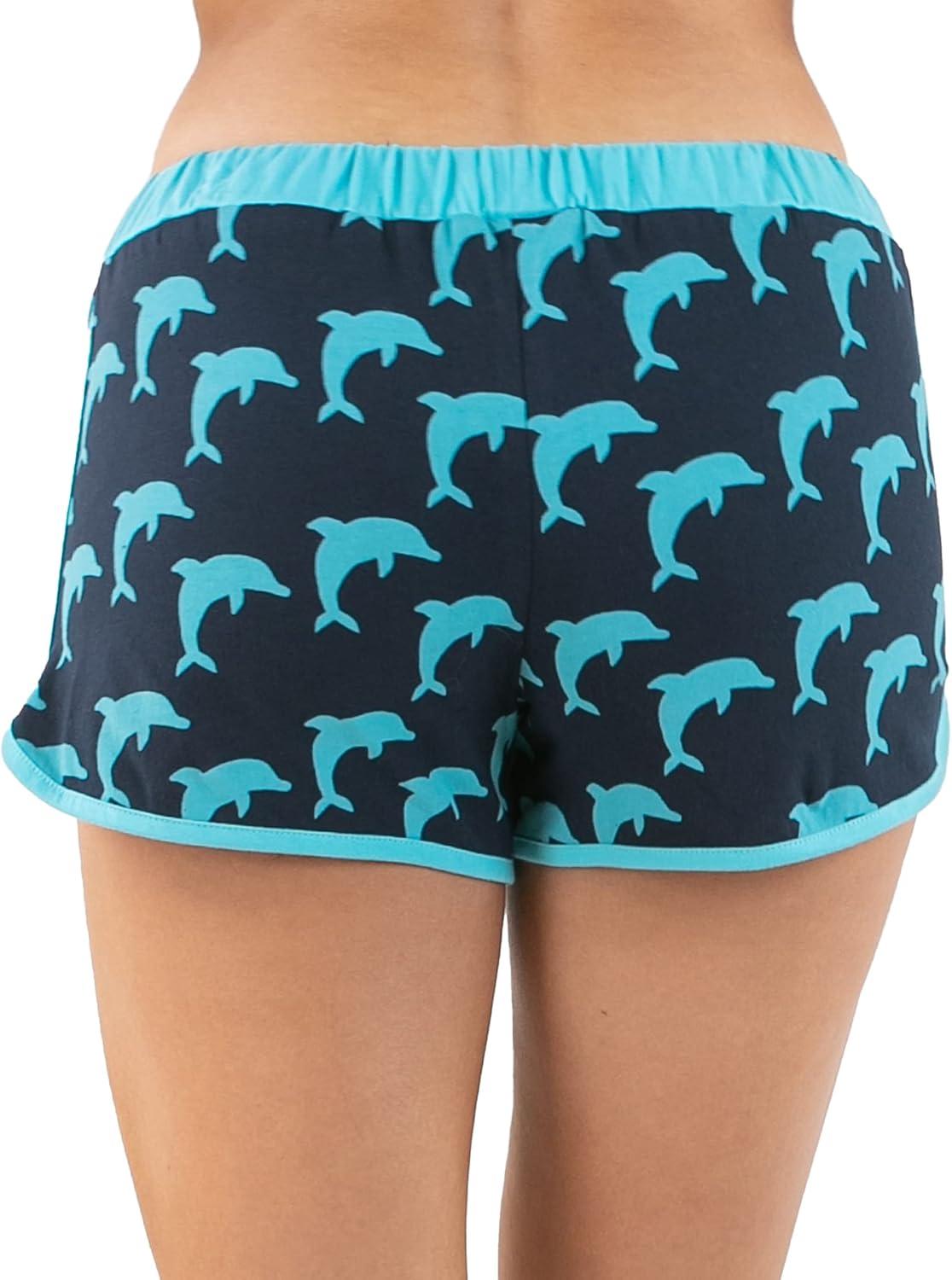 imageLazy One Tank and Shorts Pajama Separates Cute Summer Pajamas for Women MixandMatch Vintage Styling SeparatesFlipping Tired Dolphin Shorts