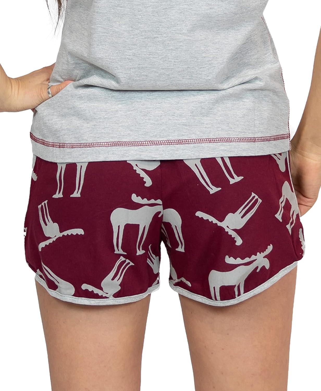 imageLazy One Tank and Shorts Pajama Separates Cute Summer Pajamas for Women MixandMatch Vintage Styling SeparatesFunky Moose Shorts