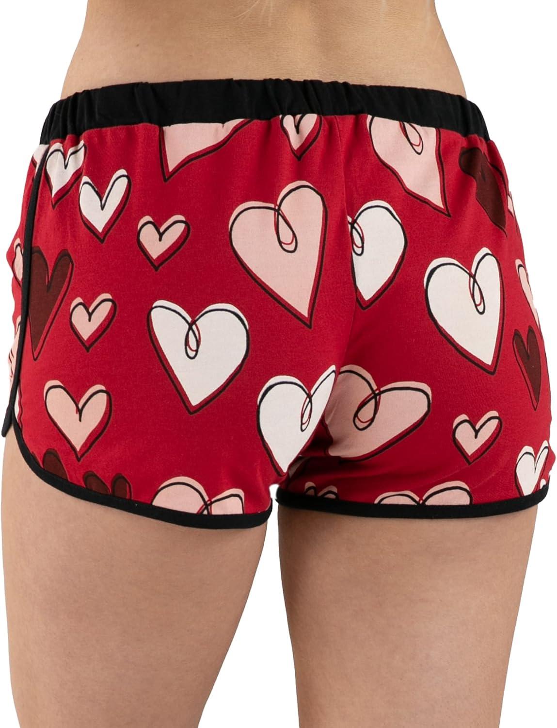 imageLazy One Tank and Shorts Pajama Separates Cute Summer Pajamas for Women MixandMatch Vintage Styling SeparatesHearts Shorts
