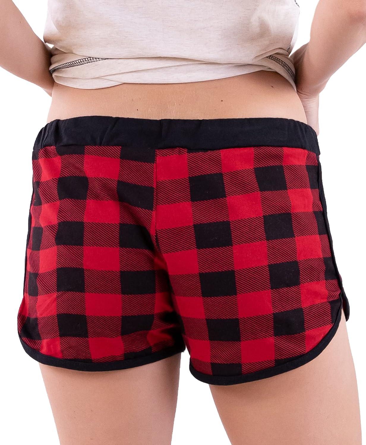 imageLazy One Tank and Shorts Pajama Separates Cute Summer Pajamas for Women MixandMatch Vintage Styling SeparatesRed Plaid Shorts