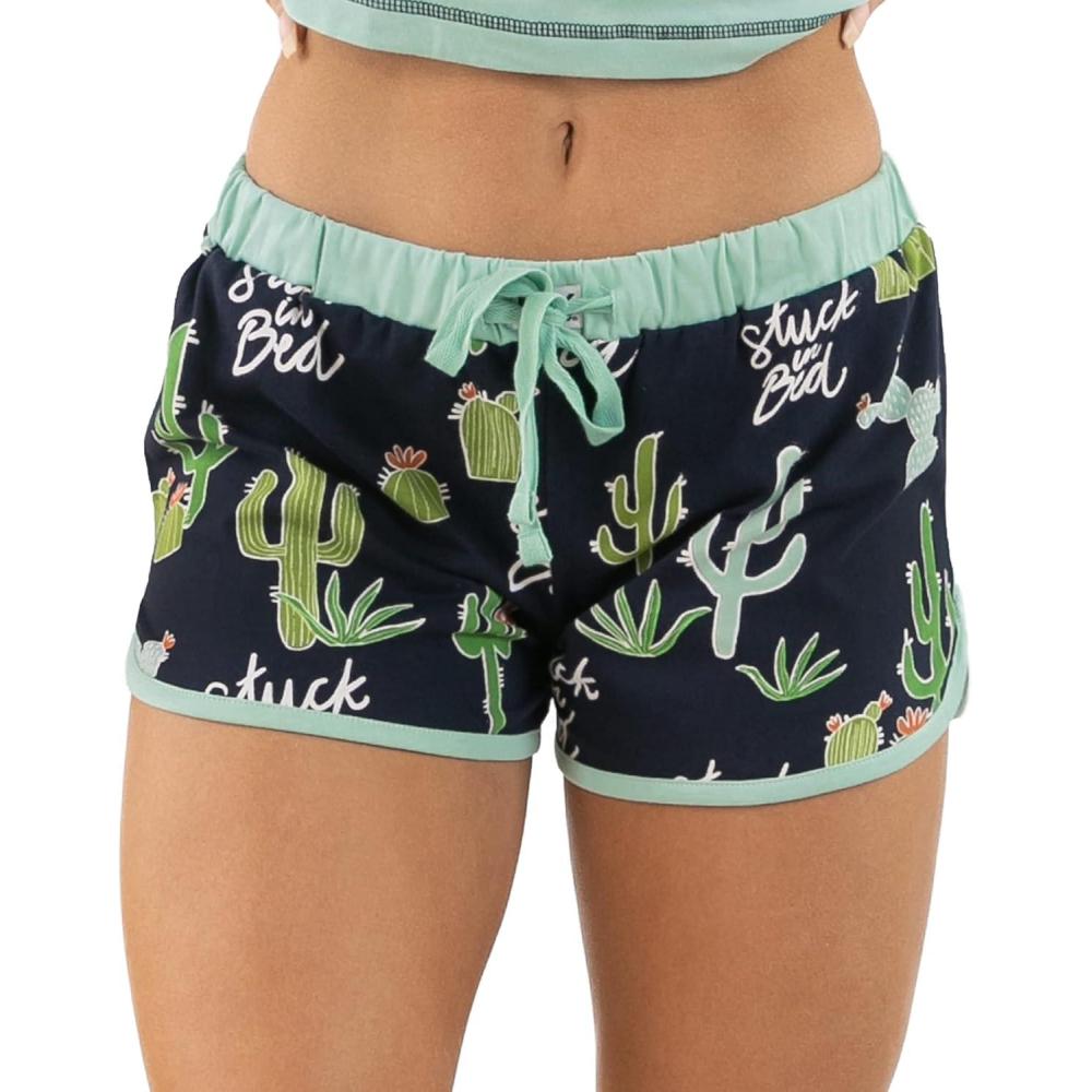 imageLazy One Tank and Shorts Pajama Separates Cute Summer Pajamas for Women MixandMatch Vintage Styling SeparatesStuck in Bed Shorts