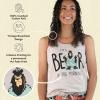 imageLazy One Tank and Shorts Pajama Separates Cute Summer Pajamas for Women MixandMatch Vintage Styling SeparatesBear in Am Tank Top