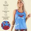 imageLazy One Tank and Shorts Pajama Separates Cute Summer Pajamas for Women MixandMatch Vintage Styling SeparatesCrabby in the Morning Tank Top