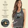 imageLazy One Tank and Shorts Pajama Separates Cute Summer Pajamas for Women MixandMatch Vintage Styling SeparatesGrey Bearly Awake Tank Top