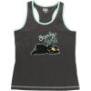 imageLazy One Tank and Shorts Pajama Separates Cute Summer Pajamas for Women MixandMatch Vintage Styling SeparatesGrey Bearly Awake Tank Top