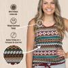 imageLazy One Tank and Shorts Pajama Separates Cute Summer Pajamas for Women MixandMatch Vintage Styling SeparatesKokopelli Tank Top