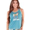 Booty Sleep Blue Tank Top